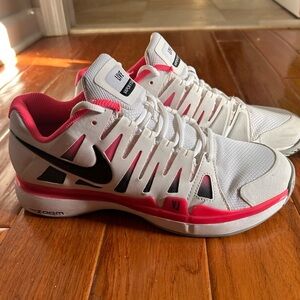 Nike White and Pink Athletic Shoes